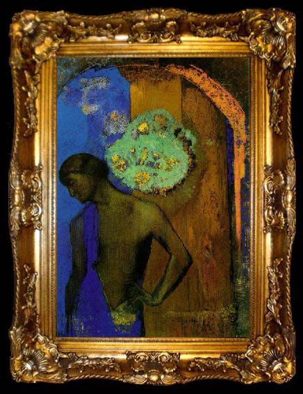 framed  Odilon Redon Saint John,, ta009-2